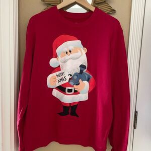 Rudolph Santa and Misfit Train Sweatshirts Women’s Large EUC
